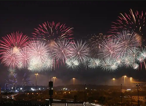 石嘴山焰火晚会